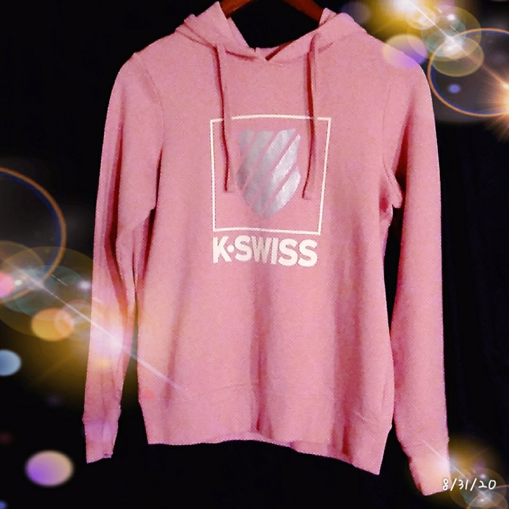K swiss hoodie (pink) size XS NEAR NEW